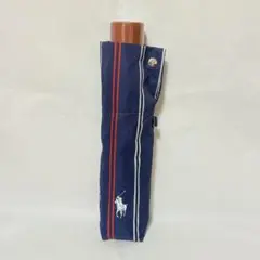 美品　polo Ralph Lauren 晴雨兼用兼用折りたたみ傘　ストライプ