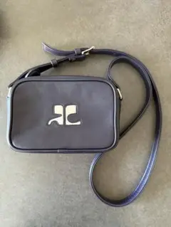 Courreges ショルダーバッグ レザー Camera Bag