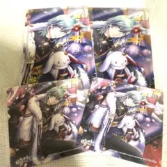 うたプリ　クリカ　コースター　藍