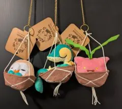 Pokémon Grassy Gardening モクロー ツタージャ ハネッコ Amazon.co.jp: ポケモンセンターオリジナル マスコット Pokémon