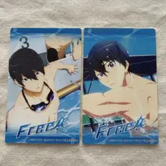 Free！　ステッカー　七瀬遥　2点セット