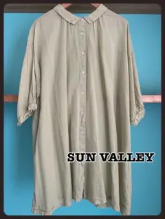 SUN VALLEY サンバレー 2WAY ブラウス シャツ チュニック Ｍ