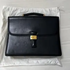 LE TANNEUR ブラックブリーフケース ルタヌア ビジネスバッグ 本革