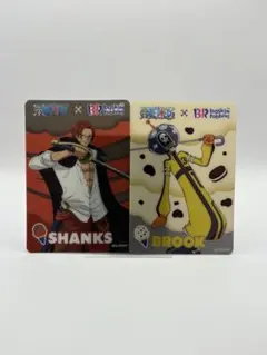 31アイスクリーム　サーティワン　ワンピースコレクションカード　シャンクス