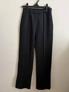 ページボーイ　黒 スラックス ウエストゴム バックポケット