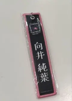 向井純葉 ネームタグ 黒