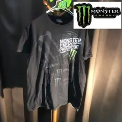 Monster Energy レーシングチーム Tシャツ ブラック 古着