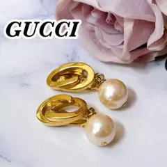 超希少　Gucci ヴィンテージ　イヤリング オールドグッチ:1991年製ヴィンテージGPサークルデザイン