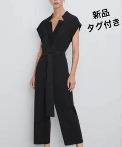 新品　ZARA オールインワン　黒