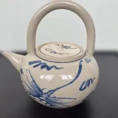 茶道具 蓮月 ボーフラ 急須 未使用美品 在銘 作家物 旧家蔵出