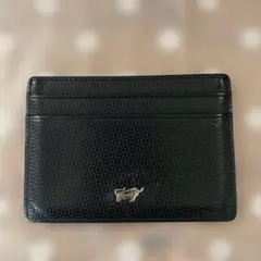 BRAUN BUFFEL ブラック レザー カードケース