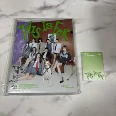 TWICE THIS IS FOR アルバム 封入トレカなし プレオーダー付き