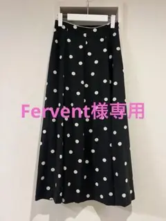【美品】le. coeur blanc ルクールブラン スカート 水玉 ドット