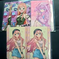 巡音 ルカ　ウエハースコレクトボックス　5枚セット