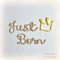【即購入OK】ウールレター Just Born ニューボーンフォトセット