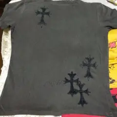 I★RISH アイリッシュ ダメージ 加工 クロス アップリケ Tシャツ 3