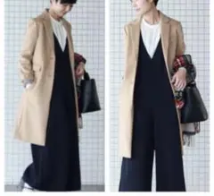 SLOBE IENA カシミヤ混 チェスターコート ベージュ 40