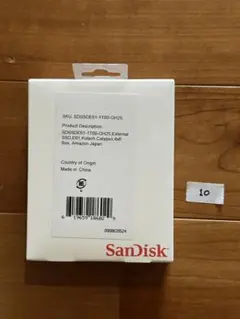 SanDisk SSD 1TB(SDSSDE61-1T00-GH25)⑩