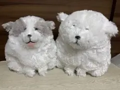 むっちり　グレートピレニーズ　ファニーフェイス　ぬいぐるみ　2種