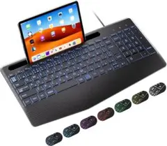 iClever キーボード バックライト 日本語配列 パンタグラフ WK01