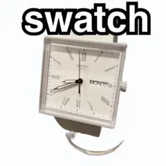 【未使用】Swatch What If シリーズ　腕時計　ベージュ