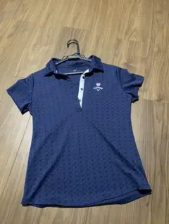 【美品】Callaway レディース ゴルフシャツ ネイビー　サイズM