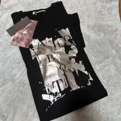 グラフィックTシャツ L ブラック