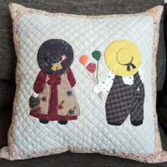 スーちゃん　ハンドメイド　クッションカバー　【訳あり】