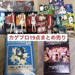 カゲプロ クリアファイル/学習帳 まとめ売り 未使用 計19点 A4/A5/ミニ