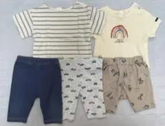 80サイズ ⭐︎トップス2点とパンツ3点セット