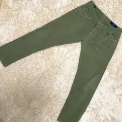 【美品】ENTRE AMIS ストレッチパンツ 32 緑 イタリア製