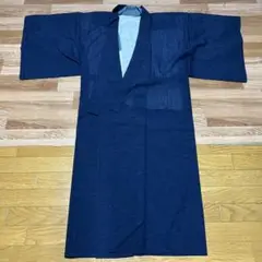 ネイビー 総柄 和柄 和風 着物 浴衣 昭和 大正 レトロ アンティーク
