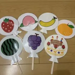 ふうせんのうた　果物　ペープサート　ラミネートシアター　完成品　誕生日会　出し物