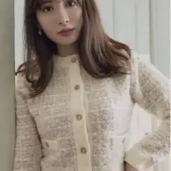 Mercer Tweed Cardigan herlipto ツイード カーデ