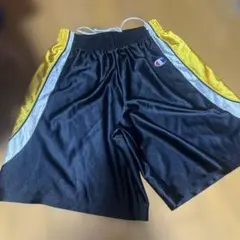 Champion バスケットボールパンツ 黒/黄色