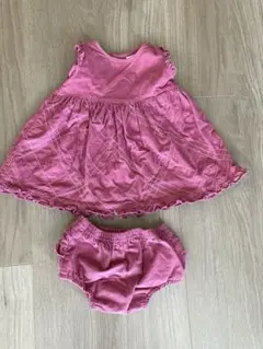 【新品未使用品】可愛い❣️baby GAPコーデュロイ風 ワンピース＆ブルマ