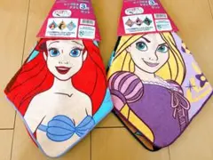 新品♡ディズニープリンセス　ループタオル　アリエル　ラプンツェル６枚組