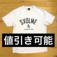 SVOLME ホワイト Tシャツ L サッカー　フットサル　トレーニングシャツ