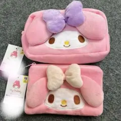 My Melody リボン付きポーチセット