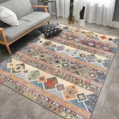 カーペット160*230cm 北欧 ラグ 洗える 抗菌防臭耐磨耗性 A#52