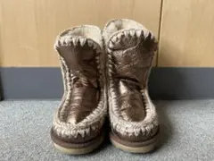 【新品】mou エスキモー ブーツ ベージュ 羊毛 24cm UK5 38 eskisneptc_1.jpg