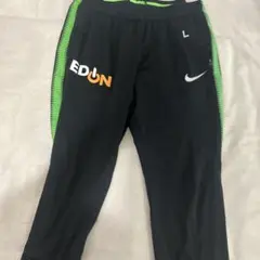Nike EDUN トレーニングパンツ Lサイズ 黒/緑
