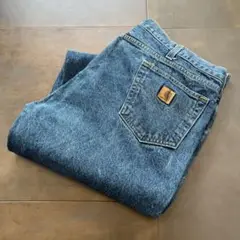 W36L32　Carhartt カーハート　ワイド デニム　トラディショナル