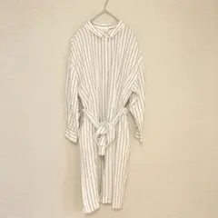 ピンキー&ダイアン ストライプシャツワンピース