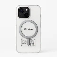iPhone 16 Pro対応 透明MagSafeリングケース