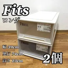 フィッツ Fits 天馬 ロング 衣装ケース クローゼット 2個セット
