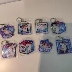 中日ドラゴンズ アクリルキーホルダー ドアラ コンプ品