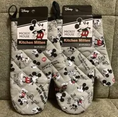 【★がっつり値下げ★】ディズニー ミッキー キッチンミトン 2個セット