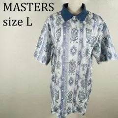 ワケあり マスターズ MASTERS 半袖ポロシャツ L【405】