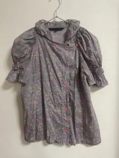 MARC BY MARC JACOBS 花柄フリル袖シャツ サイズ2